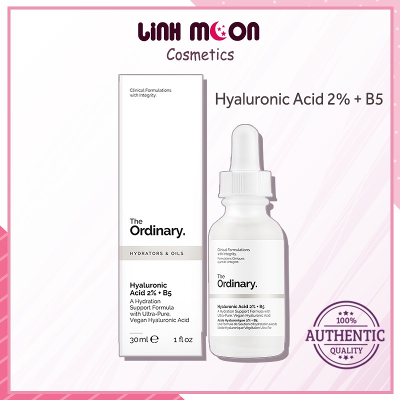 Serum Cấp Ẩm và Phục Hồi Da The Ordinary Hyaluronic Acid 2% + B5