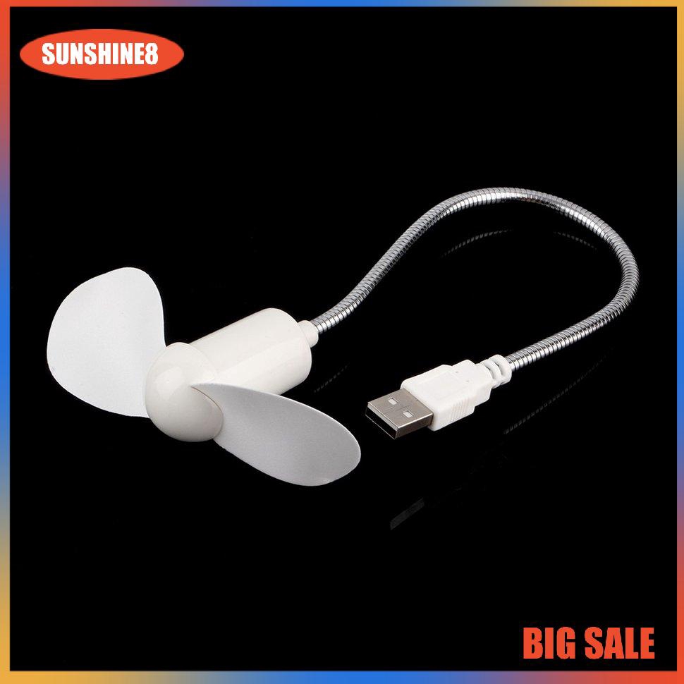 Quạt mini 2 cánh rời siêu mát cắm cổng USB tiện lợi tản nhiệt cho máy tính