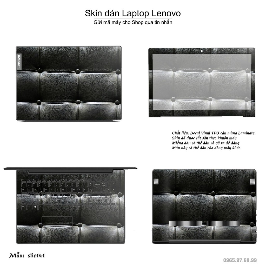 Skin dán Laptop Lenovo in hình Hoa văn sticker _nhiều mẫu 23 (inbox mã máy cho Shop)