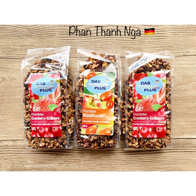 🍎TRÀ HOA QUẢ KHÔ DAS GESUNDE PLUS - XÁCH TAY ĐỨC