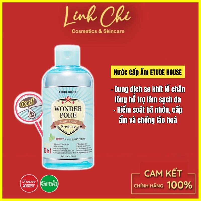 Nước Cân Bằng Da Etude House Wonder Pore Freshner 250ML