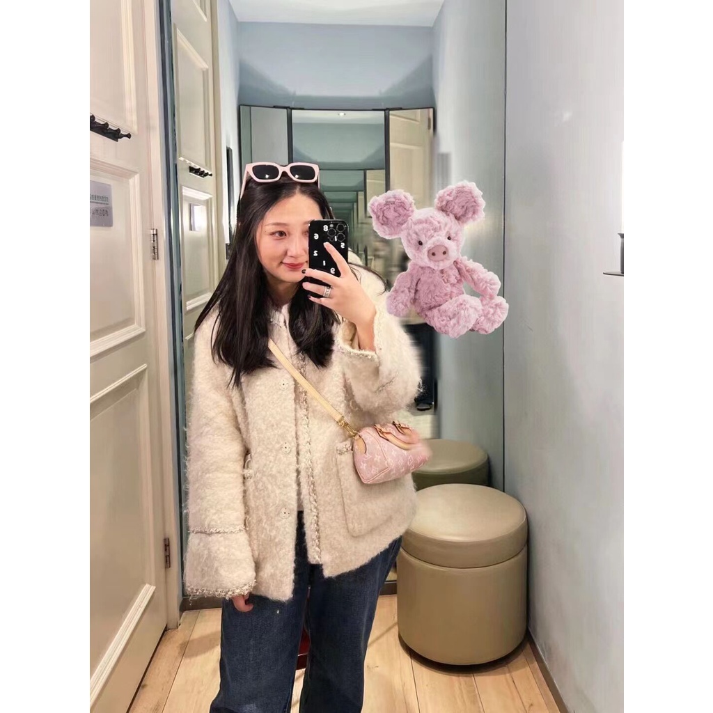 Kính Mát Gọng Vuông Màu Đen Phong Cách Vintage Cho Nữ