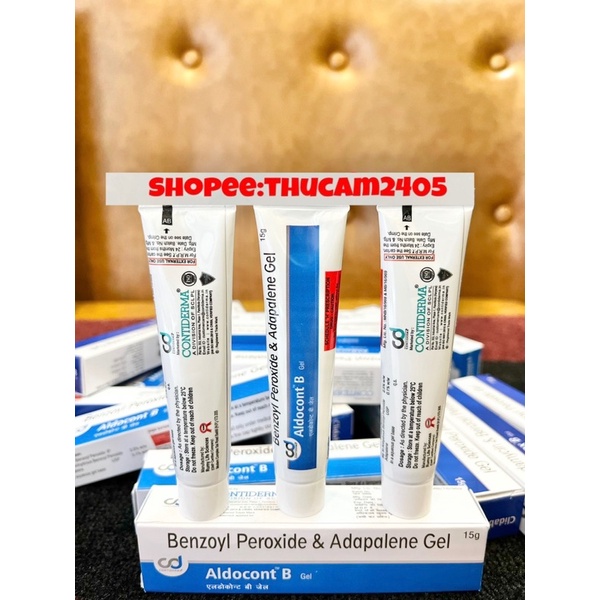 Kem Aldocont B hỗ trợ giảm mụn viêm,sưng, đỏ 15g .