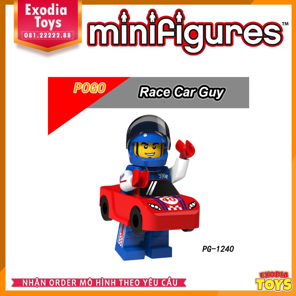 Xếp hình Minifigure Series 18 kỷ niệm sinh nhật 40 tuổi LEGO - Đồ Chơi Lắp Ghép Sáng Tạo - POGO 8151