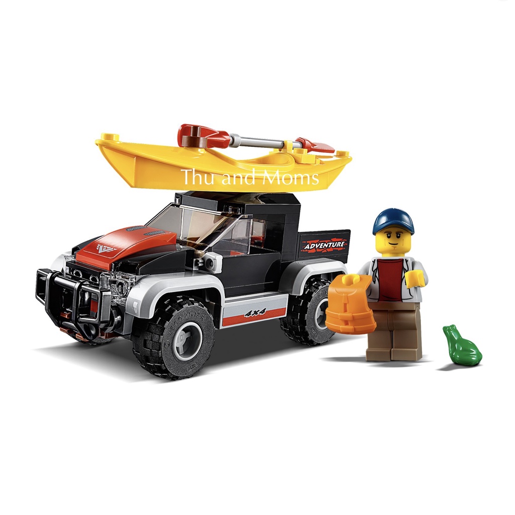 Lego City 60240 xe chở thuyền Kayak