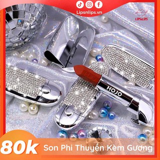 Hojo - Son Phi Thuyền Đính Đá Kèm Gương Dupe Guerlain