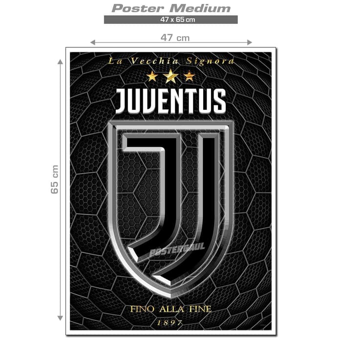 Poster Hình Câu Lạc Bộ Bóng Đá Juventus Fjp244-47 X 65 cm