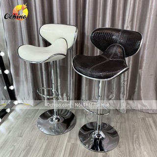 Ghế Makeup, Ghế Bar, Ghế Trang Điểm, Ghế Chụp Hình bằng Da xoay 360 và nâng lên hạ Xuống 60-80cm (Mẫu Cánh Bướm)