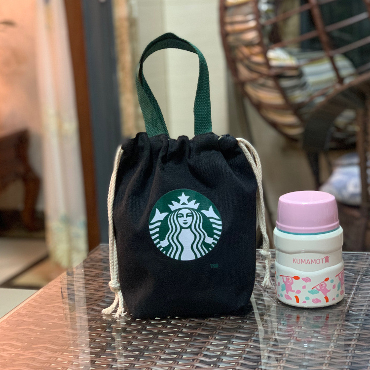 Túi Đựng Hộp Cơm Trưa Dung Tích Lớn Tiện Lợi Starbucks