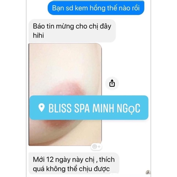 kem làm hồng nhũ hoa xxvirgin