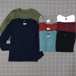 ÁO THUN GÂN TAY DÀI FORM CROPTOP