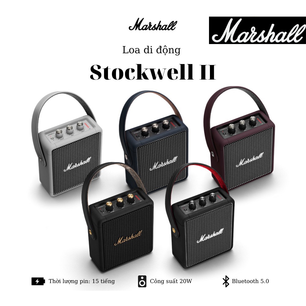 Loa MARSHALL STOCKWELL II (2) chính hãng - New 100%, Bảo hành 12 tháng