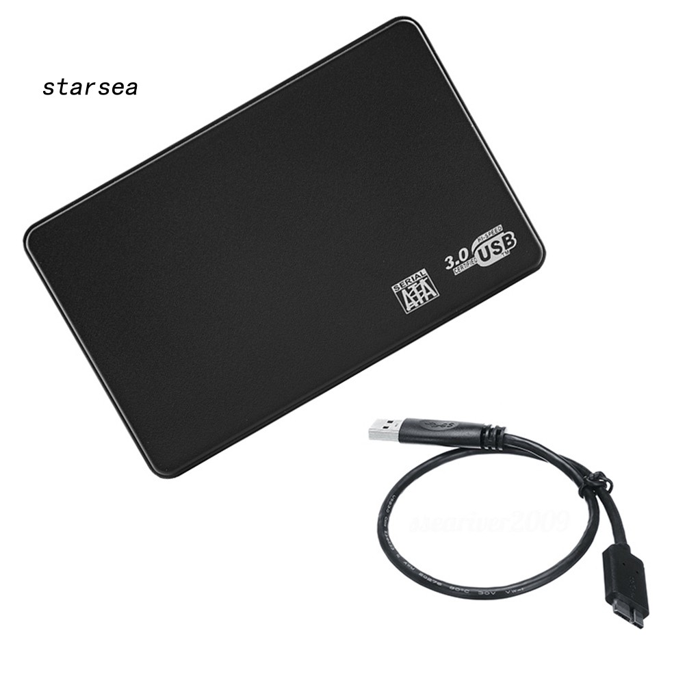 STSE_USB 3.0 2.5inch SATA Hard Disk Drive Case External SDD HDD Enclosure Box for PC