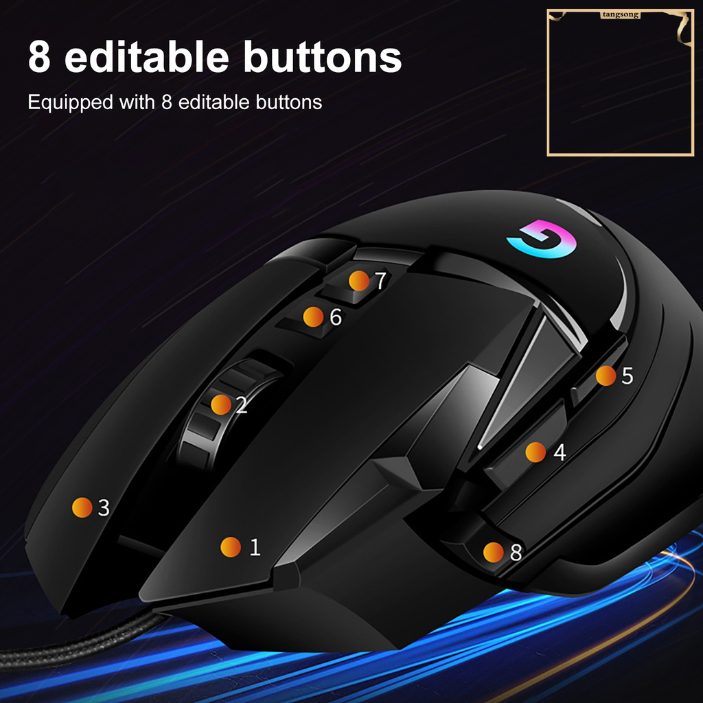 Chuột Gaming Có Dây Ts_G502 Rgb 7200dpi 8 Nút Bấm