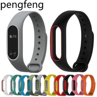Dây Đeo Silicone Nhiều Màu Cho Đồng Hồ Thông Minh Xiaomi Mi Band 2