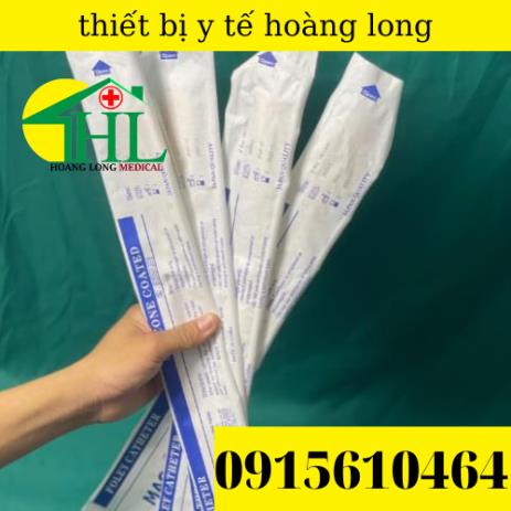 HỘP 10 DÂY THÔNG TIỂU 2 NHÁNH FOLEY CATHETER 12Fr, 14Fr, 16Fr, 18Fr, 20Fr, 22Fr,24Fr