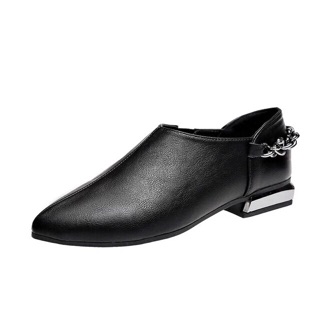 Boots da cổ ngắn quai xích