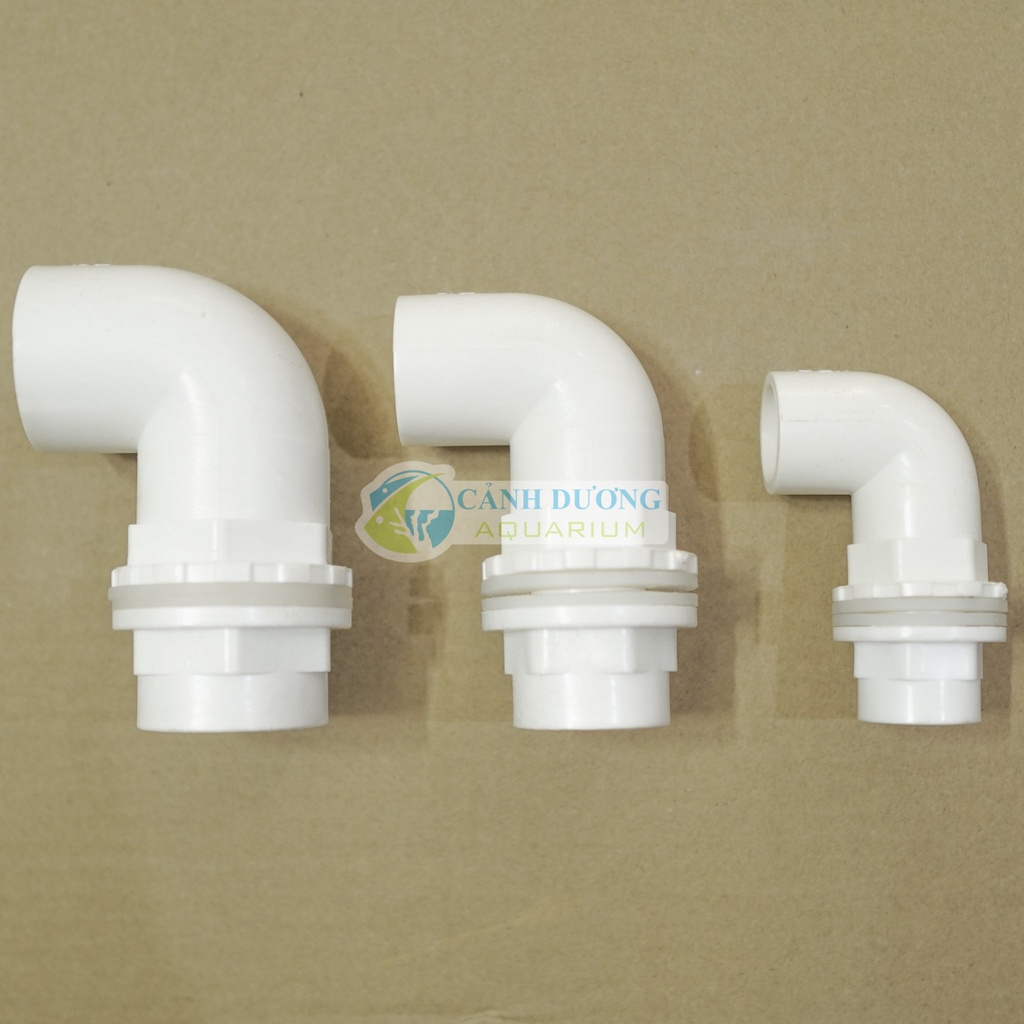Nối răng trong góc 90 độ, răng ngoài U-PVC Phi 32-25-20 chuyên dùng cho hồ cá