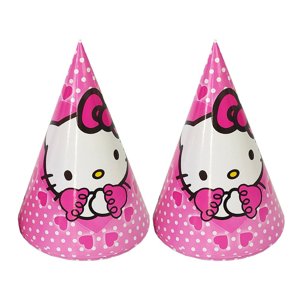 Hello Kitty Đĩa Giấy Trang Trí Tiệc Sinh Nhật Cho Bé