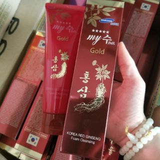 ♡SỮA RỬA MẶT HỒNG SÂM ĐỎ HÀN QUỐC MY  GOLD