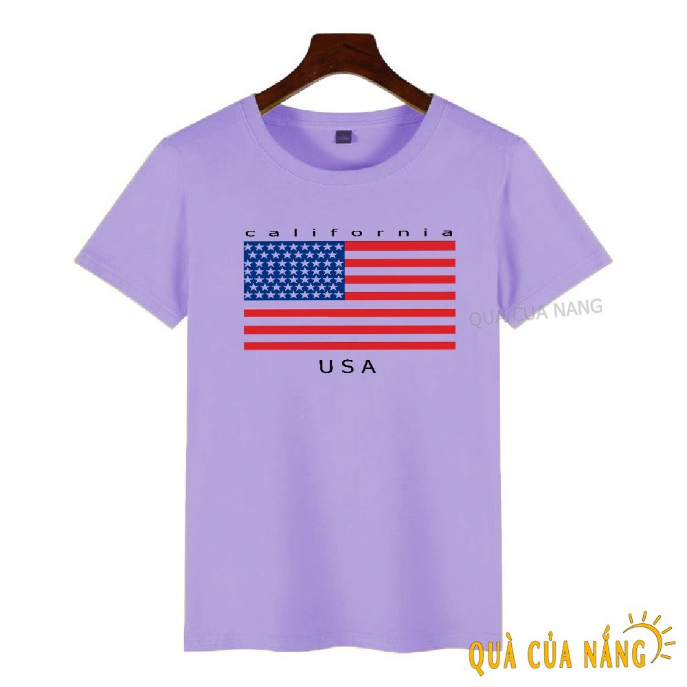 Áo Thun Nữ In Hình Lá Cờ Dễ Thương AT-310 (10 màu) | BigBuy360 - bigbuy360.vn