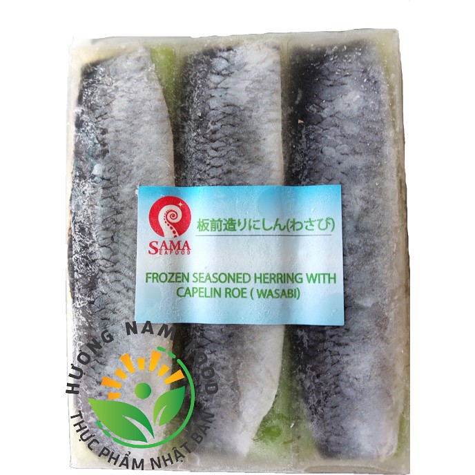 CÁ TRÍCH ÉP TRỨNG - NISHIN XANH /VÀNG/ ĐỎ 900G