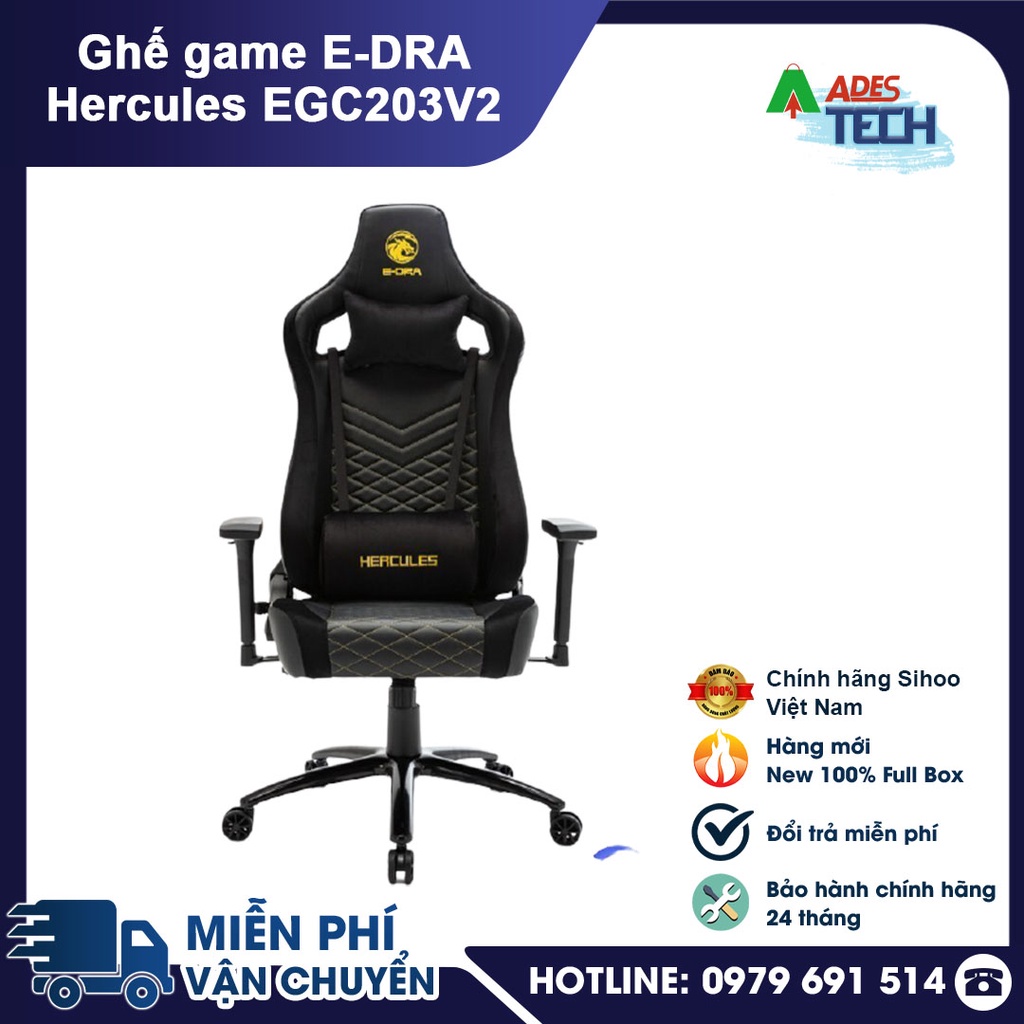 Ghế gaming EDRA Hercules EGC203 V2 Siêu bền Siêu hiện đại