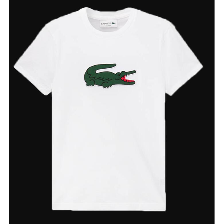 [Stock] [Code FASHIONGREEN94 up to 30K single 99K] New stock fashion wild cotton LACOSTE short-sleeved T-shirt