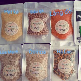 Các loại đậu hạt hưu cơ chia lẻ 100g