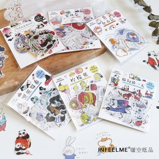 Gói 40 pcs stickers nhiều chủ đề