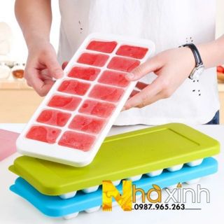 Khay đá thông minh / Khay làm đá có nắp đậy