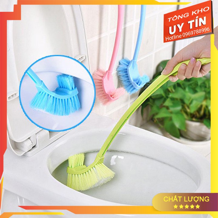 [Mã NHAM6 giảm 30k]–Chổi cọ toilet, nhà vệ sinh 2 đầu thông minh