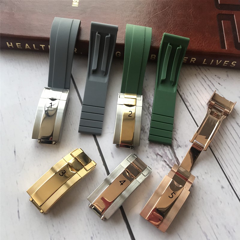 Dây Đeo Thay Thế Bằng Cao Su Silicon Cho Rolex 20mm Vĩnh Viễn Vĩnh Viễn