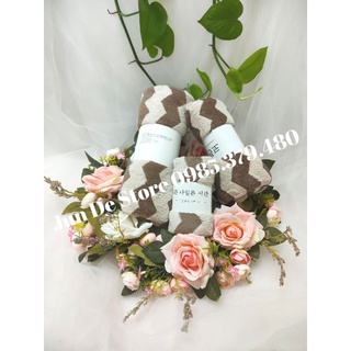 Combo 3 khăn (khăn tắm, khăn lau đầu, khăn mặt) sóng to - SIÊU MỀM MỊN