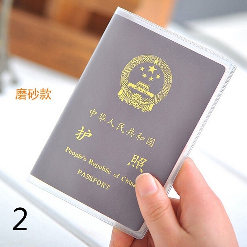 Transparent Cover Holder Waterproof Case Organizer Id Card Travel Protector