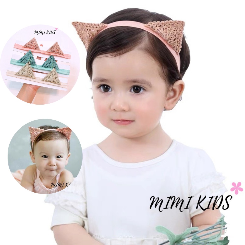Băng đô bé gái tai mèo - Mimi Kids