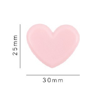 Kẹp giấy màu hồng hình trái tim đáng yêu