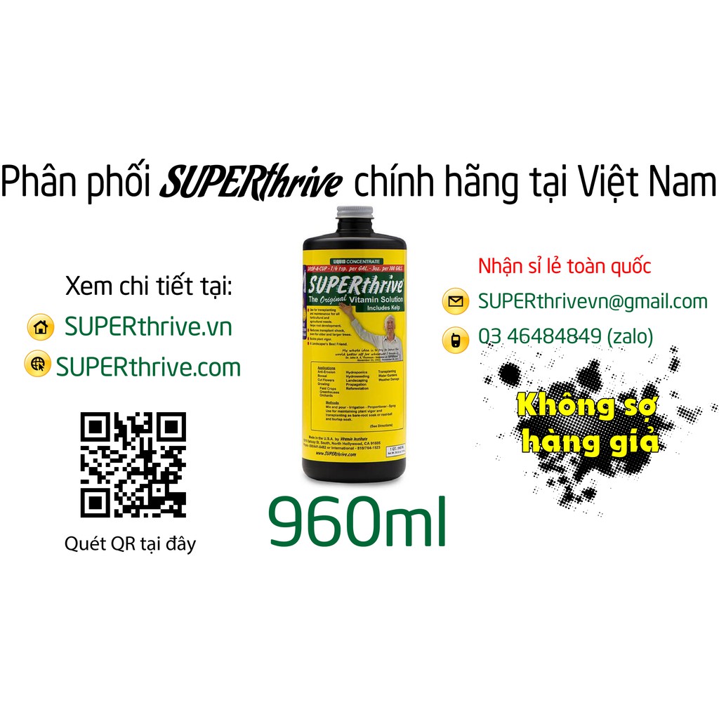 Kích thích tăng trưởng SUPERthrive 960ml