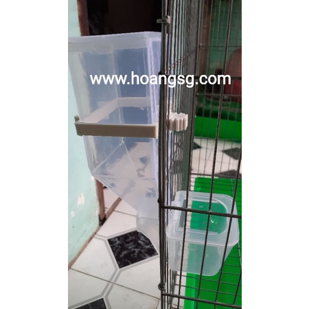 Máng ăn tự động cho bồ câu.vẹt,cu gáy,chim