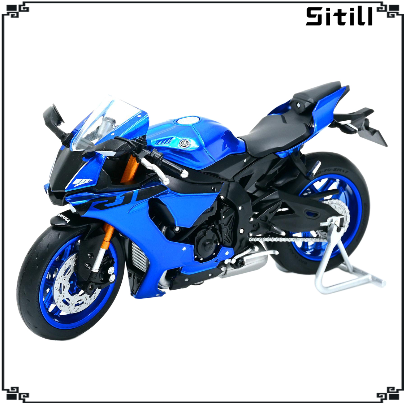 Mô Hình Xe Mô Tô Yamaha Yzf-R1 Tỉ Lệ 1: 18