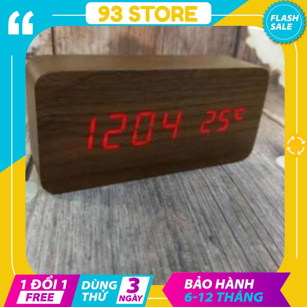 [xả kho][Tas9] Đồng hồ gỗ led [tas09] [tas9]