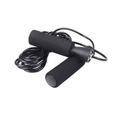 Dây nhảy thể dục đen, thể thao tập gym tập tạ boxing 2m tay cầm nhựa giá rẻ DN-1289