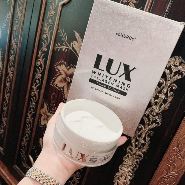 [CHÍNH HÃNG] Combo Ủ Trắng và Kem Body LUX soHERs Siêu Trắng Da