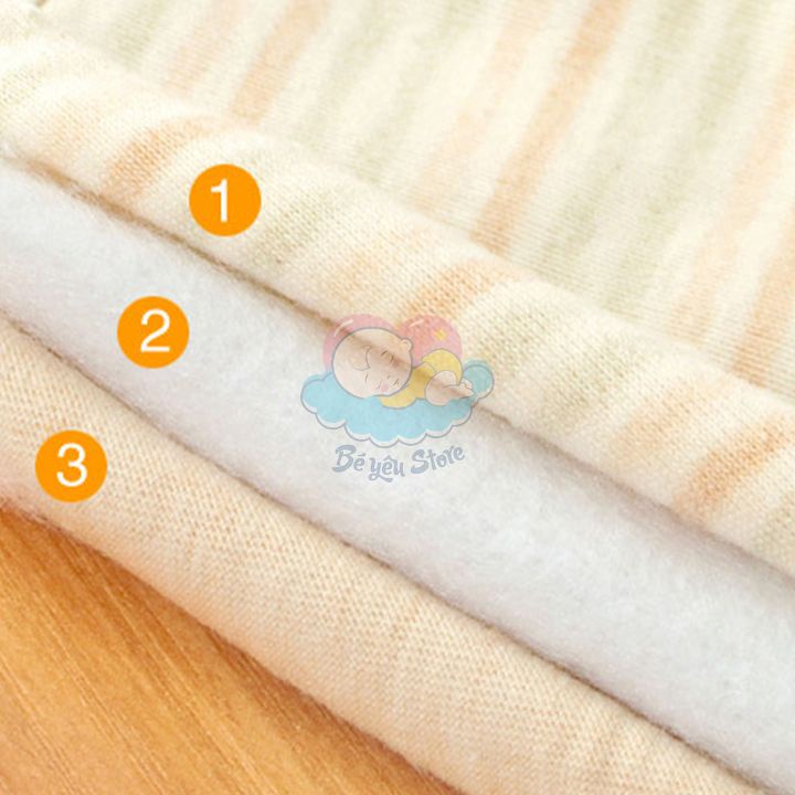 Yếm cho bé sơ sinh – Yếm tròn cho bé chất liệu Cotton mềm mịn có nút buộc tiện lợi (Yếm sơ sinh)