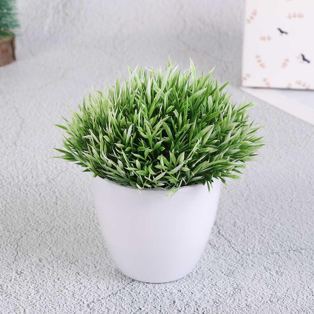 Cây Nhỏ Giả Màu Sắc Đỏ Dùng Trang Trí Văn Phòng / Ngoài Trời