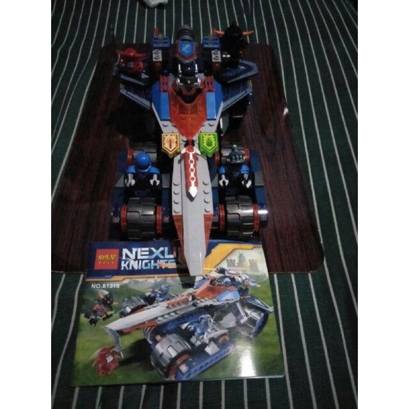 Siêu xe lưỡi kiếm của Clay Bela 10488 / Mã 81318 Nexo Knights ✨ Ảnh thật 2 ảnh cuối