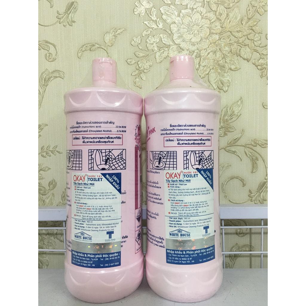 Nước tẩy bồn cầu toilet đậm đặc Hando 960ml