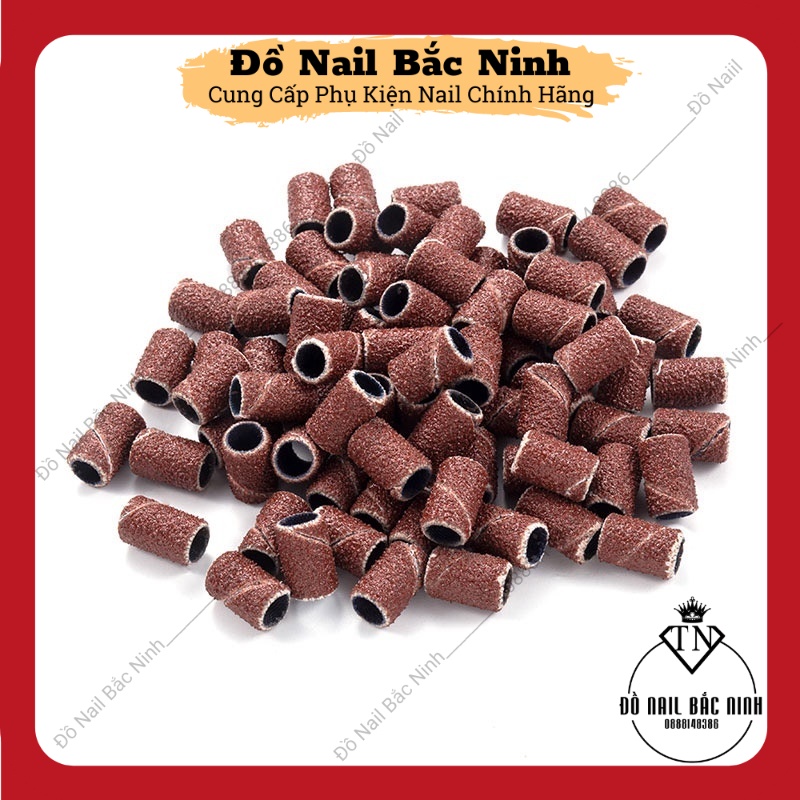 Hộp Ống Giấy Nhám &amp; Lõi Lắp Nhám Dành Cho Máy Mài Móng Tay Móng Chân