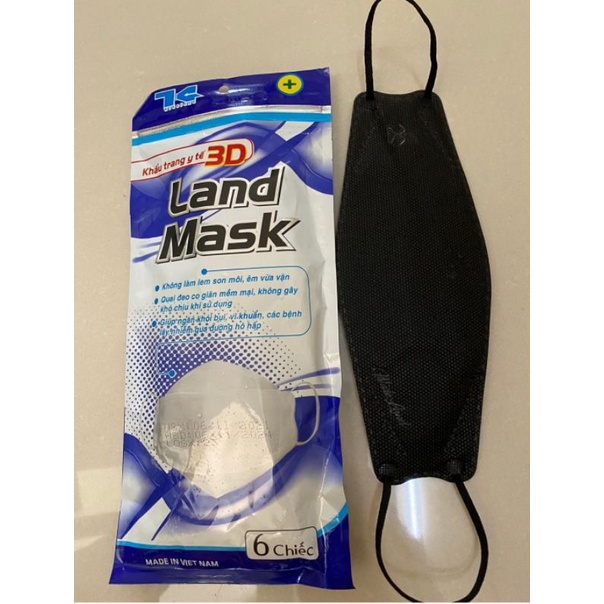 Khẩu trang Land Mask 3D bịch 6 chiếc | BigBuy360 - bigbuy360.vn