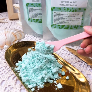 BỘT MẶT NẠ DẺO COLLAGEN BẠC HÀ